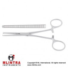 Ochsner-Kocher Haemostatic Forcep Straight - 1 x 2 Teeth Stainless Steel, 20.5 cm - 8"
